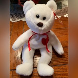 Ty collectible brown nose Valentino, original, rare with errors